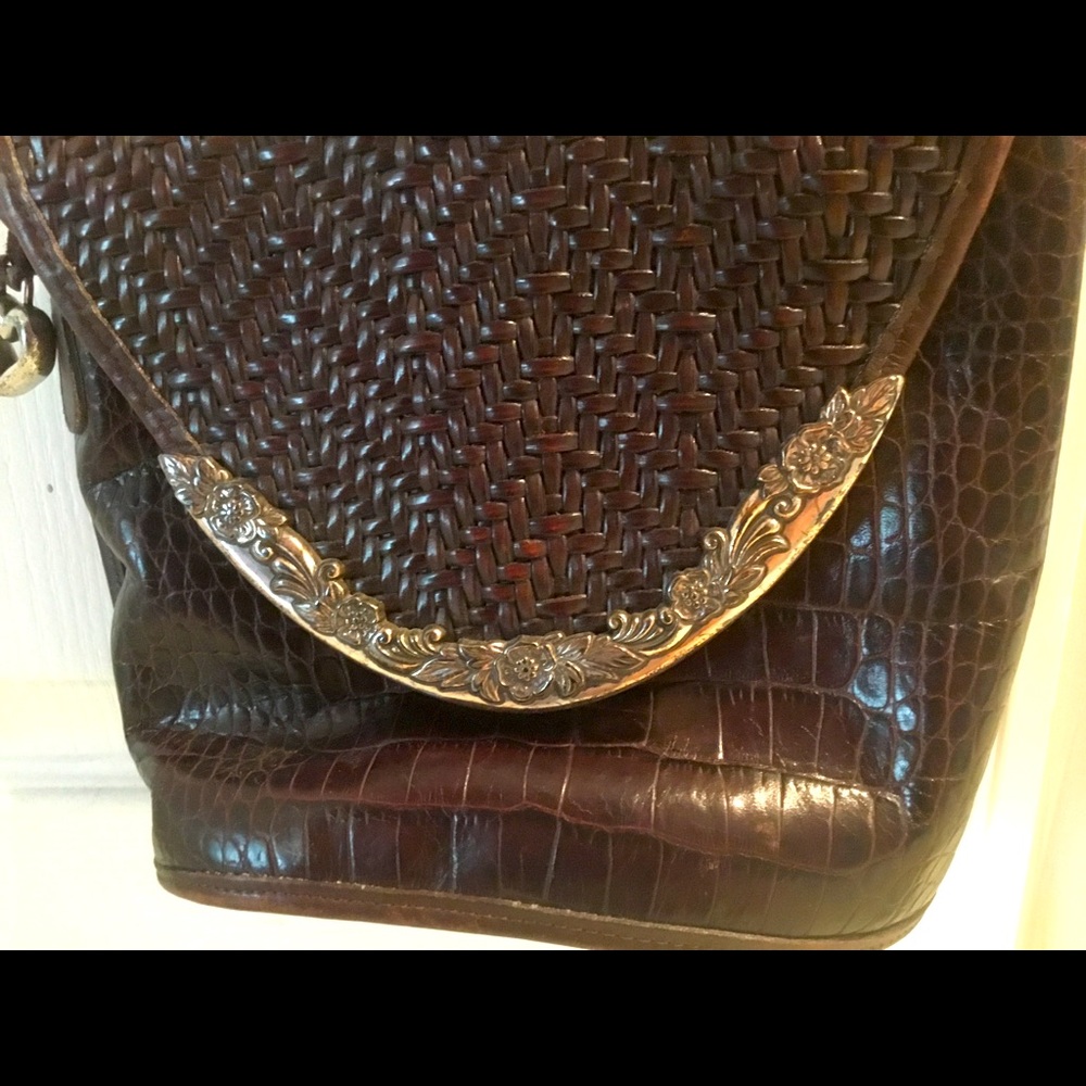 Brighton brown leather crossbody